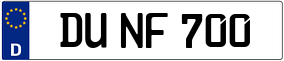 Truck License Plate